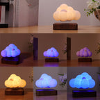 Magnetic Levitating Cloud Night Light | Anti‑Gravity Floating Cloud Ambient Lamp for Bedroom & Desk Decor