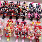 Cute Handmade Cream Glue Hair Clips