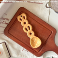 Handmade cute bread shape ceramic spoon