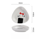 Hello Kitty Shaped Ceramic Dipping Dishes | Multi‑Use Kawaii Trinket Sauce Plates