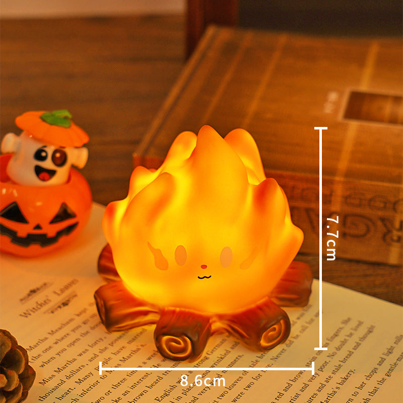 Cartoon Campfire Flame Night Light