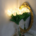 LED Tulip Bouquet Table Lamp - Romantic Artificial Flower Night Light