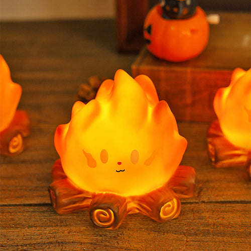 Cartoon Campfire Flame Night Light