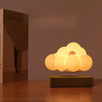 Magnetic Levitating Cloud Night Light | Anti‑Gravity Floating Cloud Ambient Lamp for Bedroom & Desk Decor