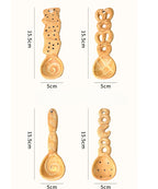 Handmade cute bread shape ceramic spoon